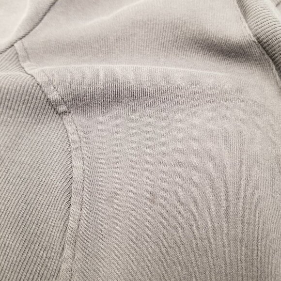 Barbara Lesser Long Cardigan sweater gray hook eye closure pockets kimono XL‎ - Picture 10 of 13